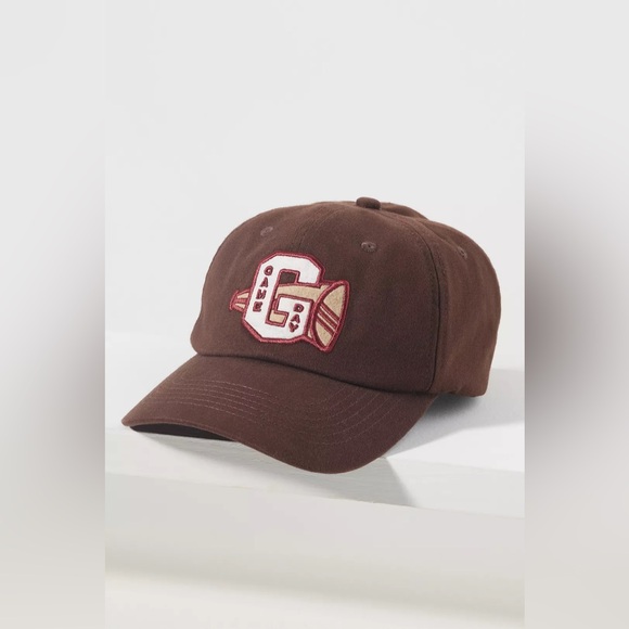 Anthropologie Accessories - By Anthropologie Varsity Patch Baseball Cap